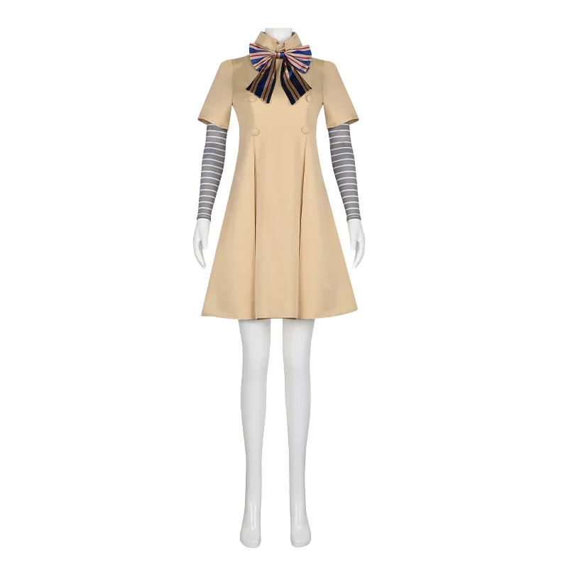 

Megan Cosplay Costume Horror Movie AI Doll Robot M3GAN Dress Uniform Halloween Carnival Party Outfit Women Girl Sailor Dress Set