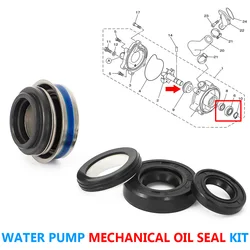 Water Pump Mechanical Oil Seal Kit for Yamaha YZF-R1 FZ1 FZ6 YZF-R6 Venture 750