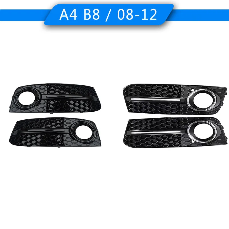 Fit for Audi B8 S4 sline to RS Fog Lamp Grill Modification and upgrade grille AUDI S4 B8 2008-2012