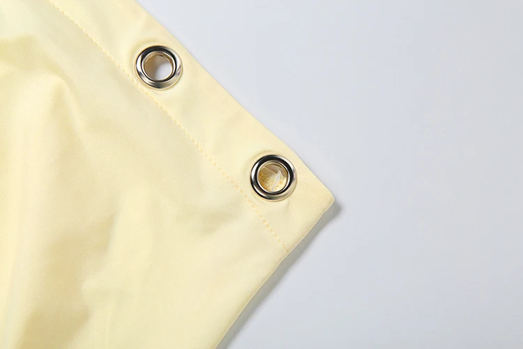 Sisterlinda Modisches Strandkleid für Damen, Partykleid, Klassisches Metall-Hohlbändchen, Rückenfrei, Dehnbar, Partykleid, Streetwear, Pfirsichfarben, Hüftbetont, Bodycon – Detail 7