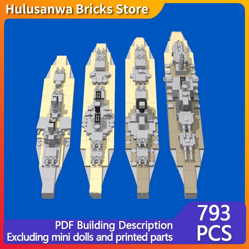 

British Military Vessels Model MOC Building Bricks War Equipment Modular Technology Gifts Holiday Assemble Children Toys Suit