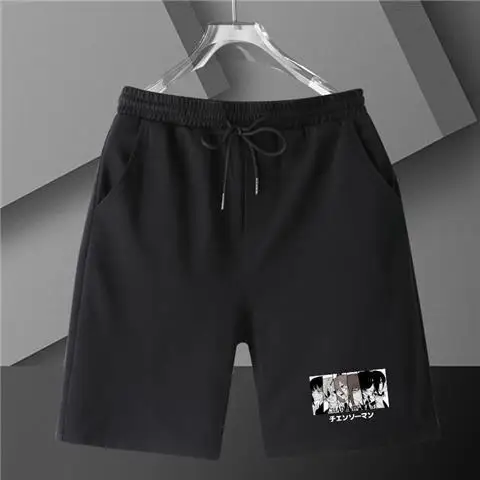 

Japanese Chainsaw Man Reese Bomb Demon Bom Peripheral Shorts Summer Men and Women Anime Peripheral Five-point Pants