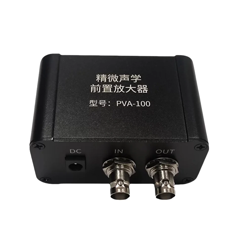 40dB Gain Preamplifier for Acoustic Emission Sensor, 5V Single Supply, ±5V Output, BNC Interface