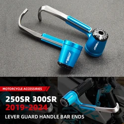For CFMOTO 250SR 300SR SR 250 SR300 Motorcycle Aluminum Handguards Grips Guard Brake Clutch Levers Protector Handle Bar Ends Cap