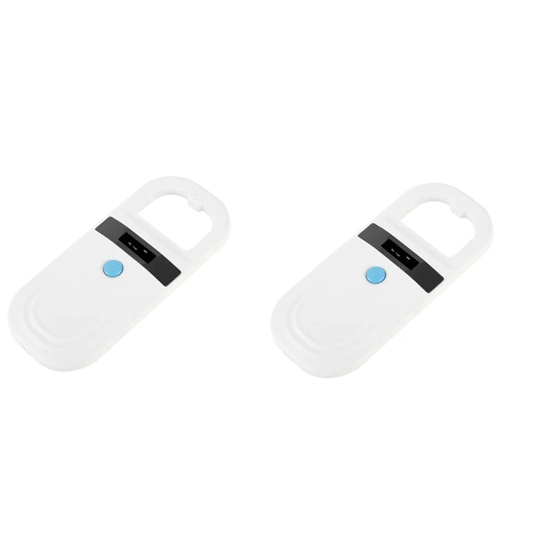 

2X Microchip Reader RFID 134.2Khz, Pet ID Microchip Scanner With 0.91 Inch OLED Display For Animal Tracking