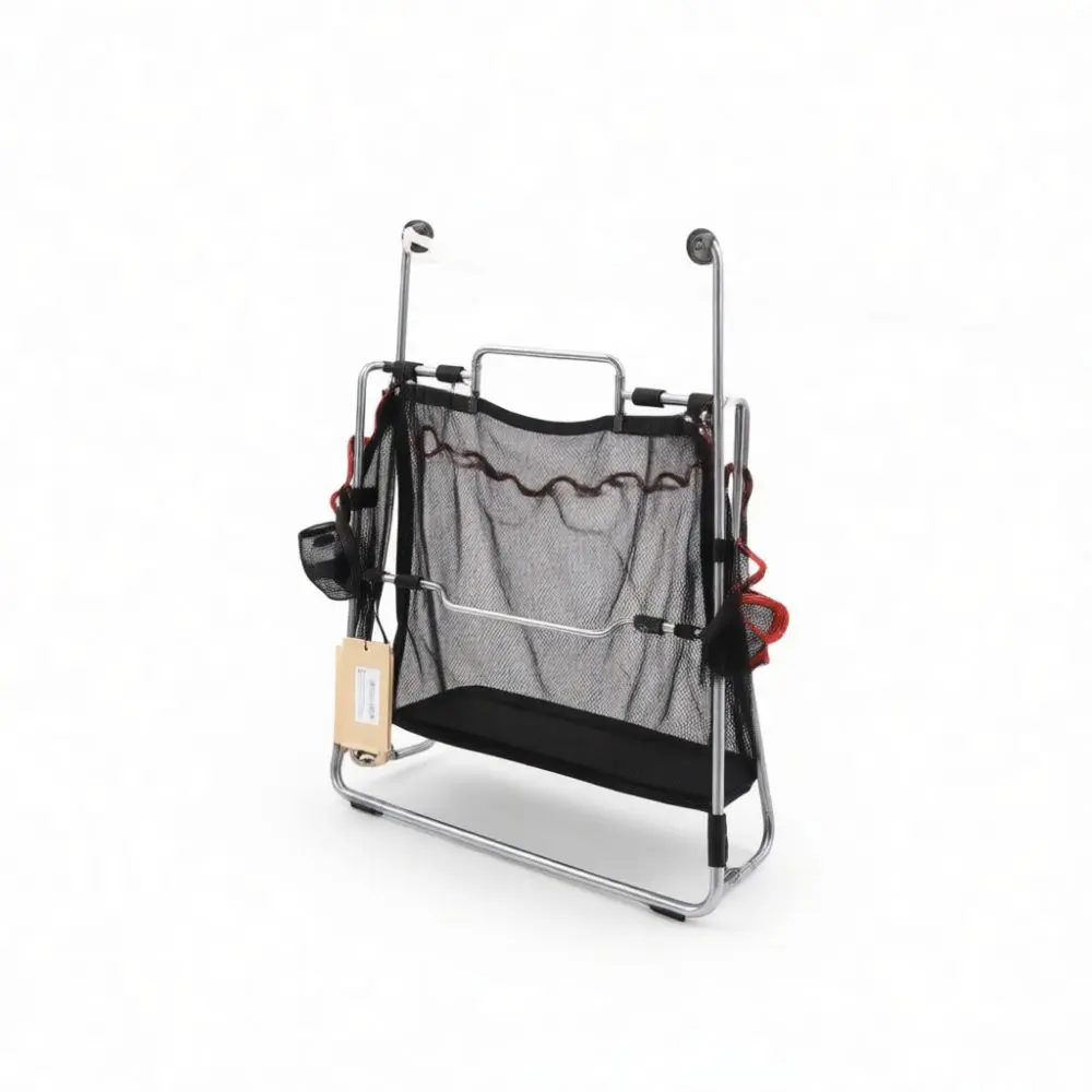 Foldable Garbage Bag Support Rack Kitchen Trash Organizer Stand Portable For Outdoor Camping Travel Dormitory Use