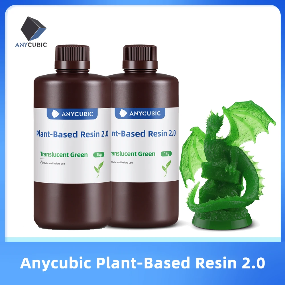 애니큐빅 식물성 레진 3D 프린팅 재료 405nm 친환경 UV 레진 업그레이드된 성능 3D 프린터 레진 포톤 M7용