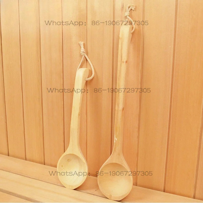 Sauna Stove Plus Water Wooden Spoon Log Scoop Water Spoon