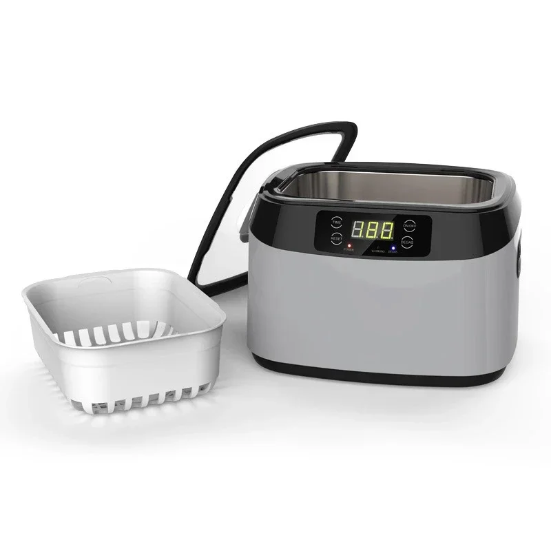 新しい超音波洗浄機小型家庭用機器 1200 ミリリットルメガネジュエリーシェーバー洗浄機超音波