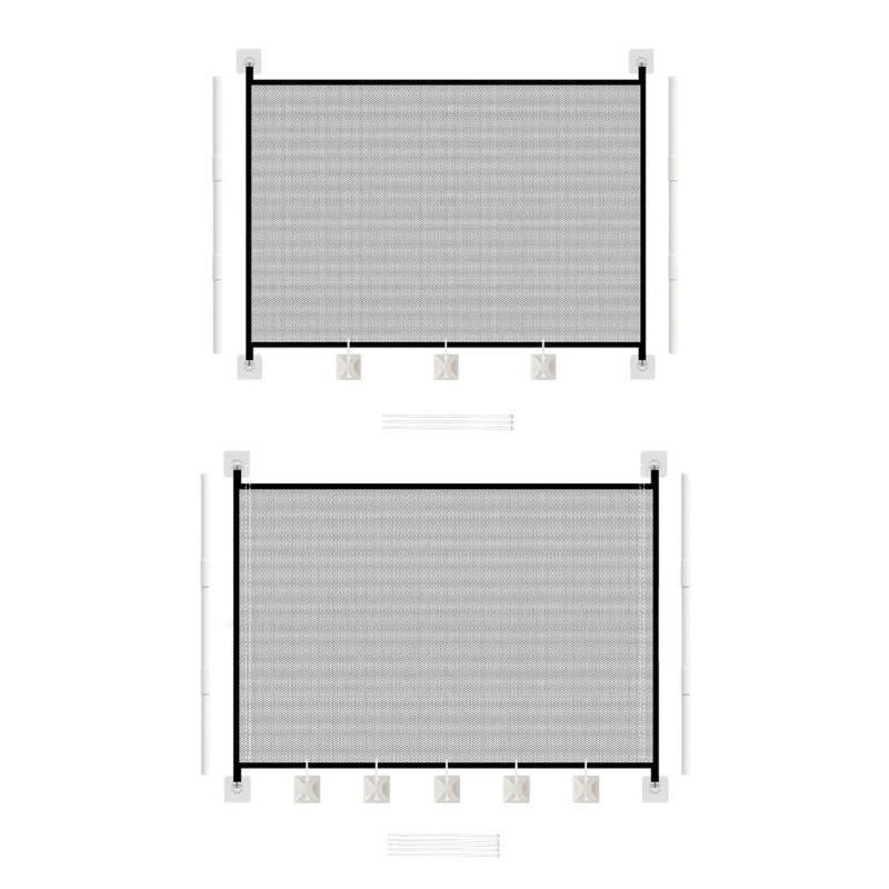 

Дышащий складной барьер для домашних животных, легкий портативный дизайн для младенцев собак 15UB