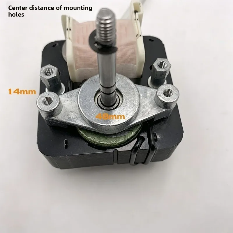 Commercial Hot Air Circulation Disinfection Cabinet Fan, Disinfection Cabinet Motor YJF63/20-2 Fan with Single Blades and Double