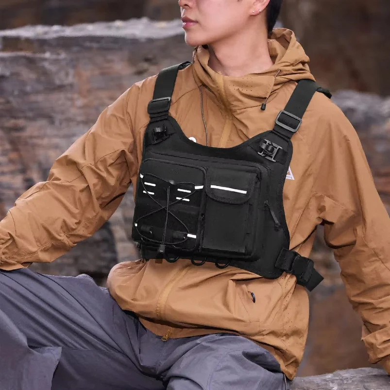 Running Vest Chest Hydration Pack Outdoor Sports Backpack For Hiking Race Marathon Bag Men Women Sport Tactical Camping Backpack