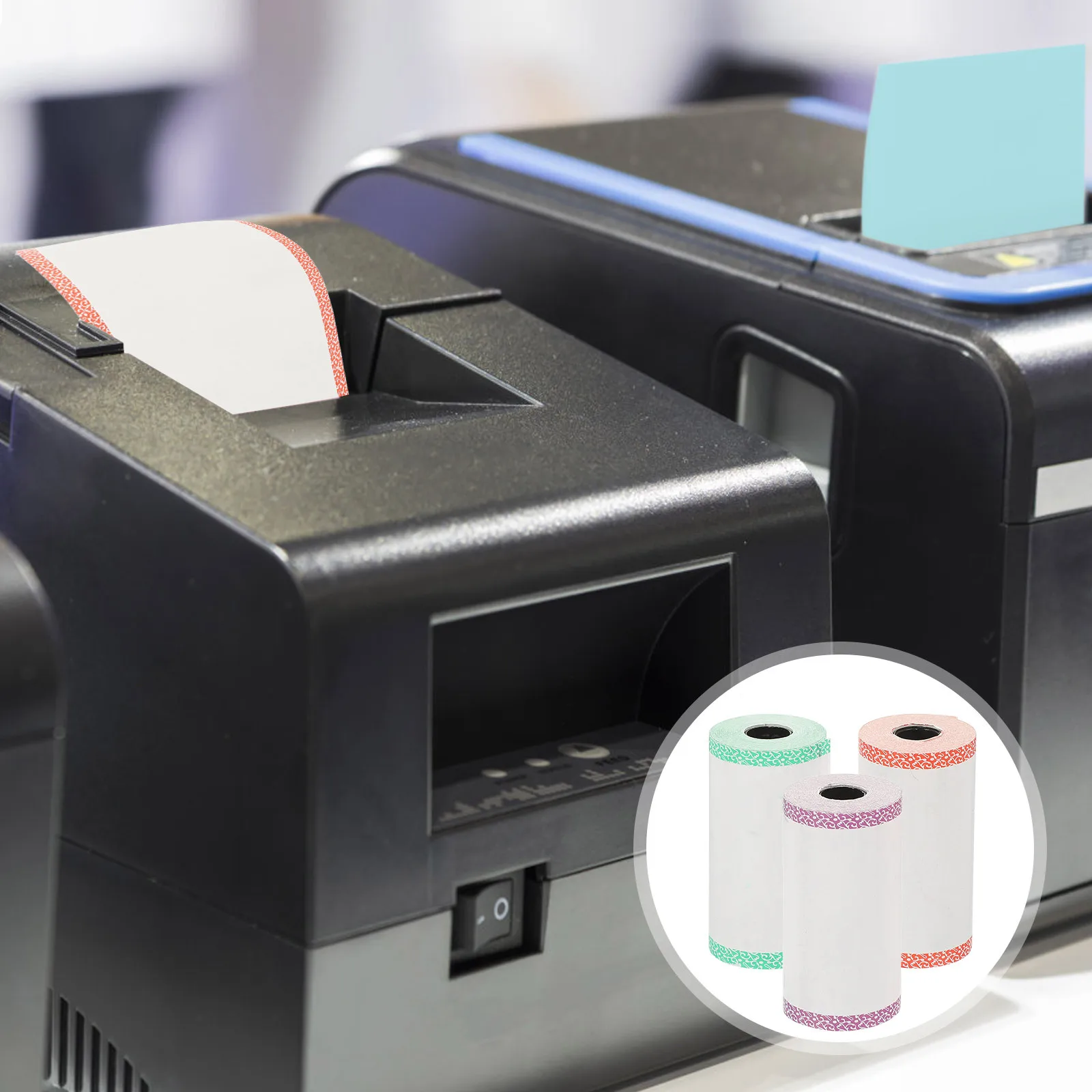 

3 Rolls Thermal Paper Rolls Multipurpose Printable Receipt Paper for Cash Register Printing Small Roll for Store Shop Hotel Use