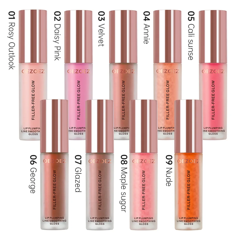 Las líneas de labios hidratantes de espejo se desvanecen previenen la sequedad y las grietas, fáciles de colorear, mejoran el cutis, gelatina de vidrio, esmalte de labios, maquillaje