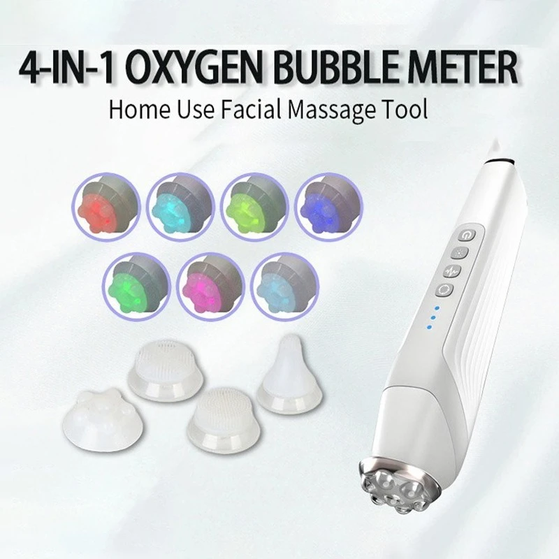 LED Vibrating Cleanser Deep Facial Cleansing Skin Beauty Equipment Electric Cleansers Massager Woman Wash Face Cleaning Tool