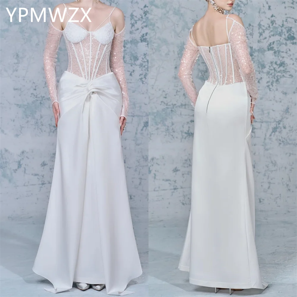 

Customized Prom Gown Formal Evening Dress YPMWZX Strapless A-line Floor Length Skirts Bespoke Occasion Dresses Party Wo