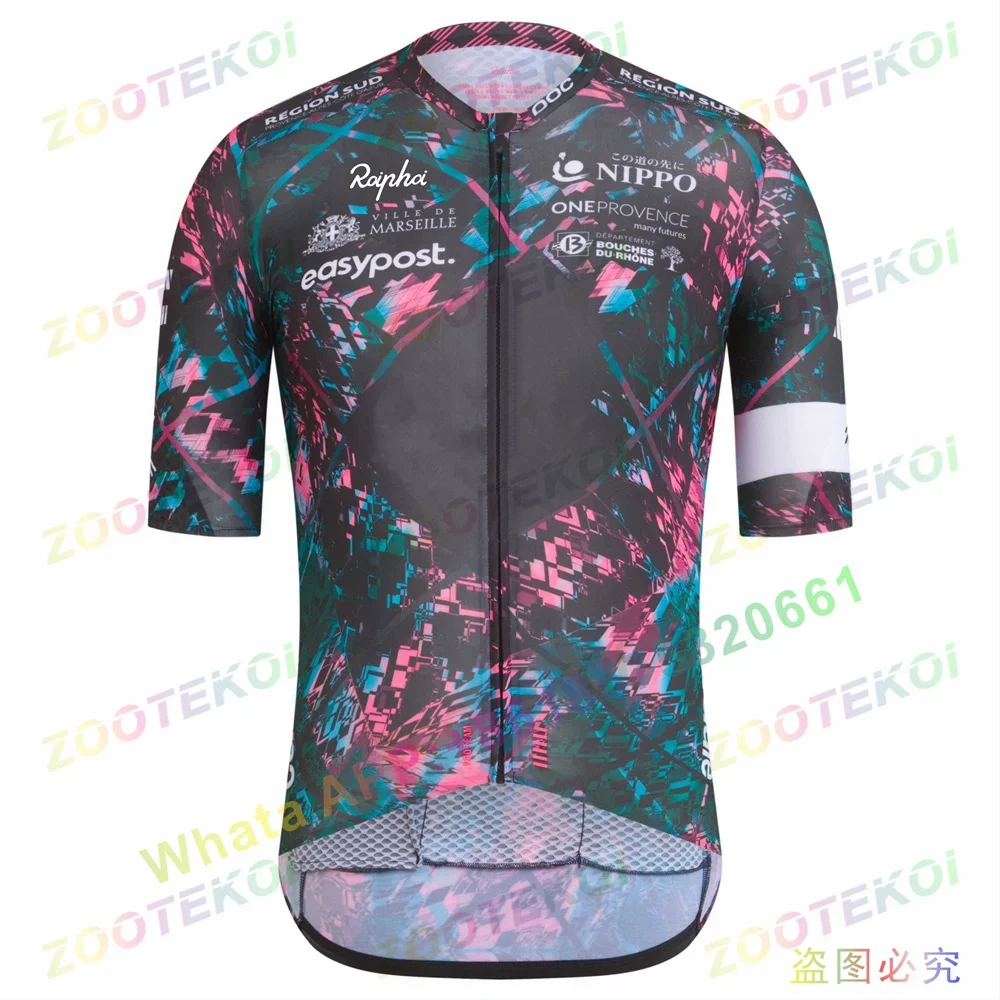 ROIPHOI 2023 Cycling Jersey Mans Mountain Bike Clothing Quick-Dry Racing MTB Bicycle Clothes Uniform Breathale Cycling Clothing