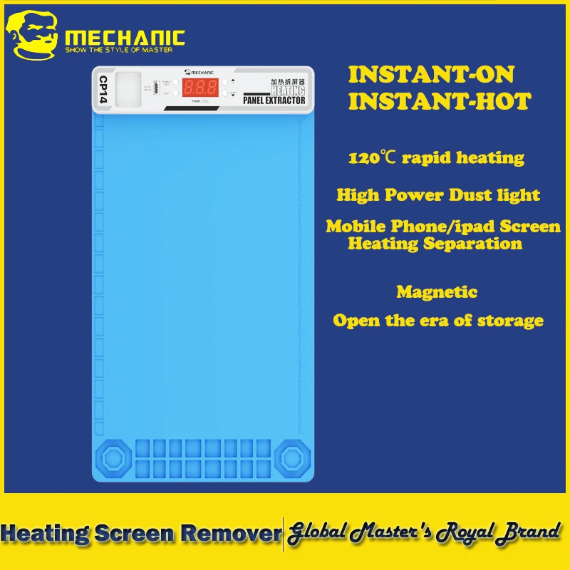 【Mechanic】 CP14 LCD Screen Separator for mobile phone tablet repair rapid heating screen removal silicone pad heating Platform