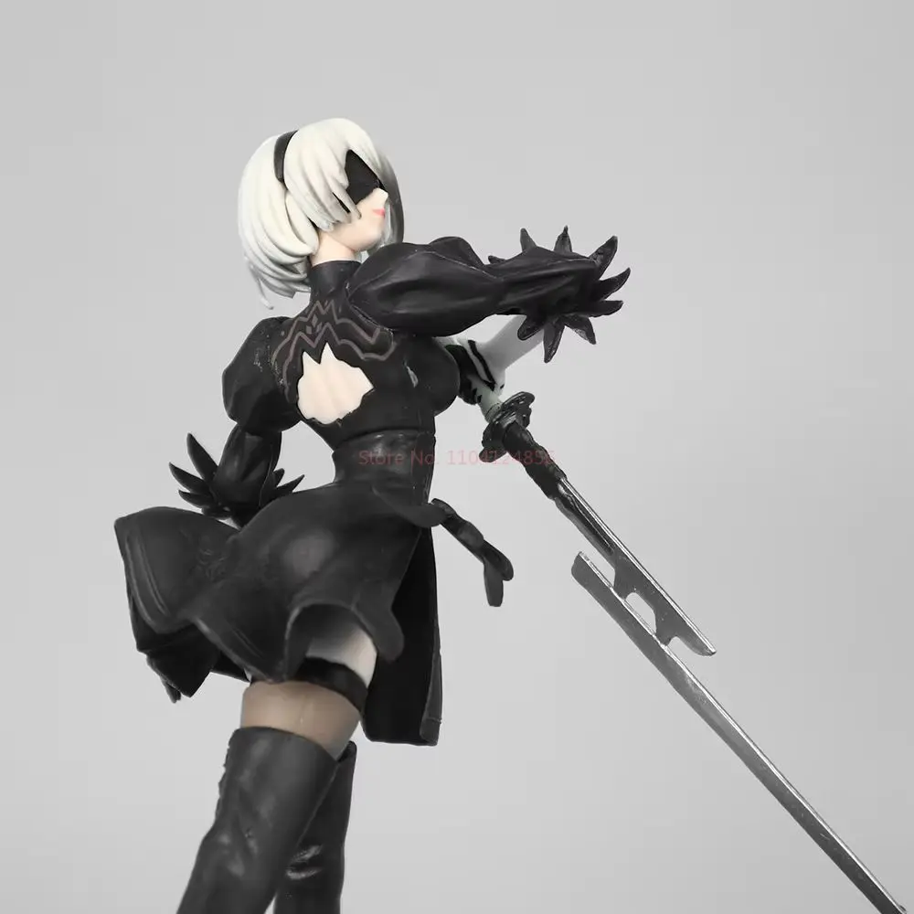 جديد سيجا نيير أوتوماتا يورها No.2 نوع B أنيمي الشكل 18 سنتيمتر بولي كلوريد الفينيل الكبار جمع حلية نموذج دمية لعبة الكرتون نموذج طفل هدية #5