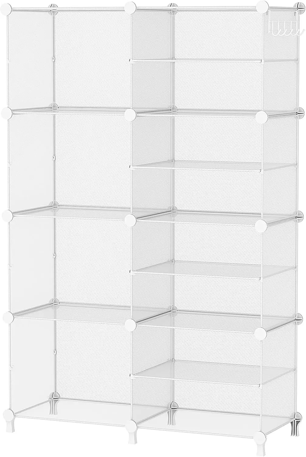 

Closet Organizer 8 Cube Storage Shelves Clothes Organizers Closet Storage Stackable Cubby Shelving