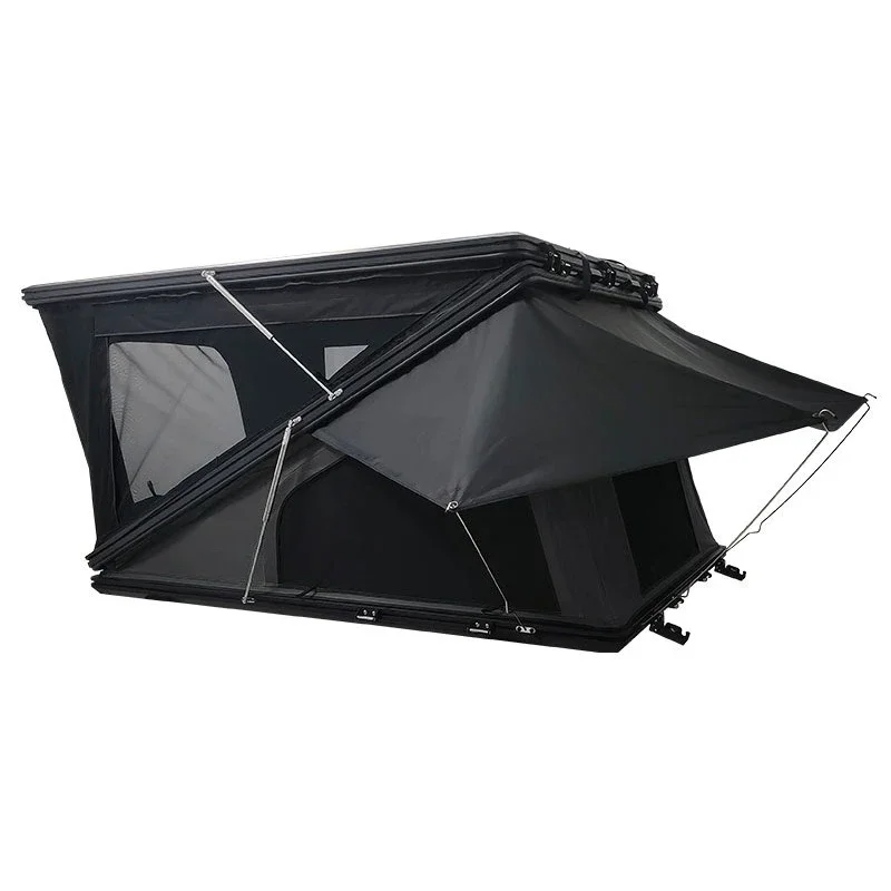 

Hot Sale Outdoor Roof Tent Car Travel Aluminum Alloy Car Tent Camping Folding Roof Tent