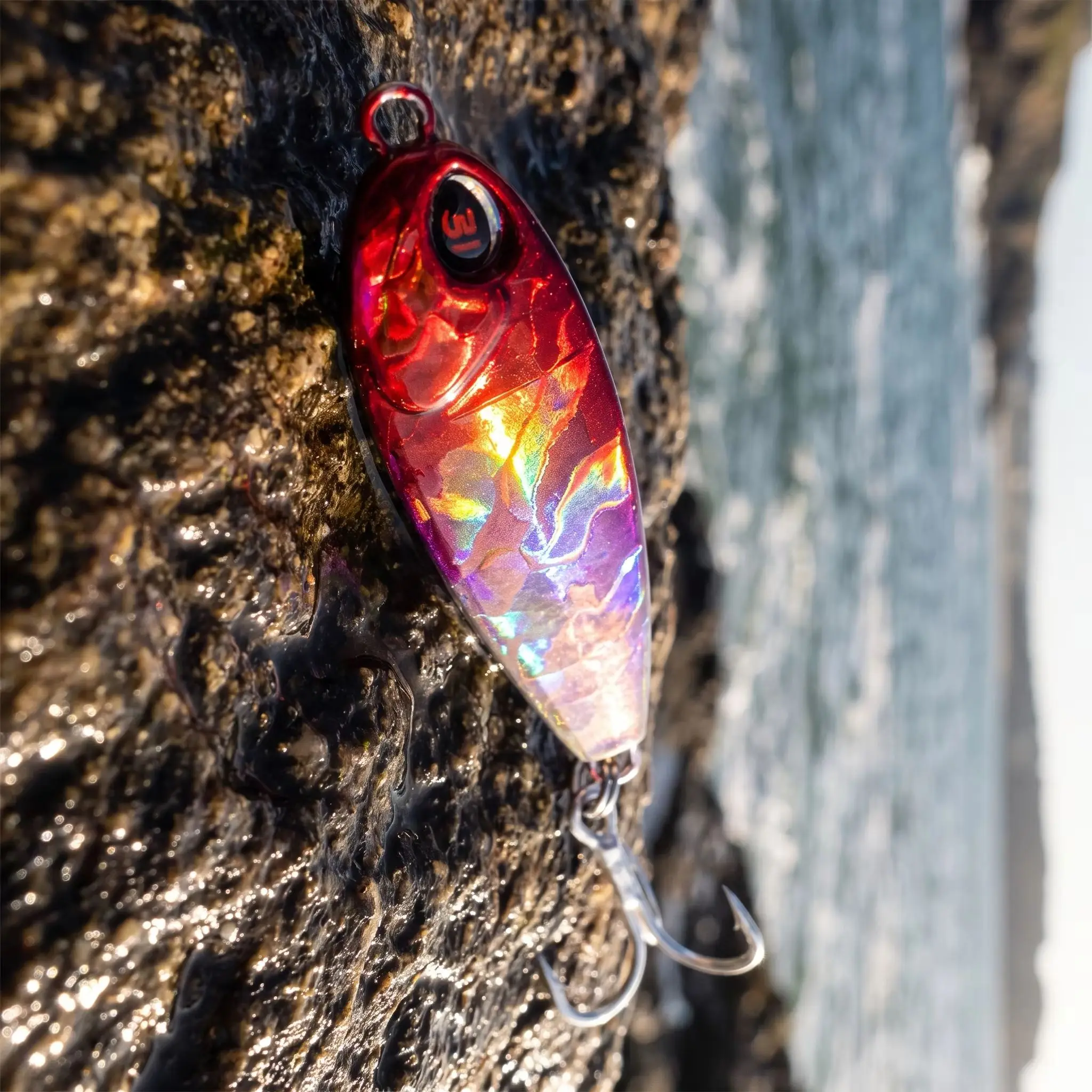 Goture 1pc Micro Metal Jig Shore Casting Spoon Saltwater 7g Shore Casting Jigging Lure Hard Artificial Bait