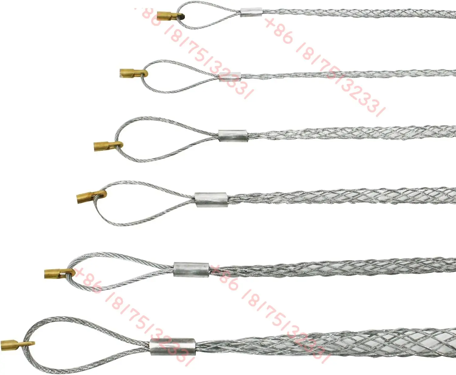 6-9mm Cable Pulling Grip Sock with 5mm Nut Flexible Eye