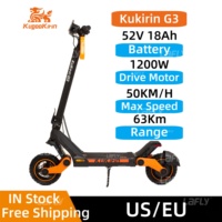 Kukirin G3 1200w powerful motor electric scooter Kugookirin G3 48v 18ah max speed 50-60km/h fast folding Smart Kickscooter