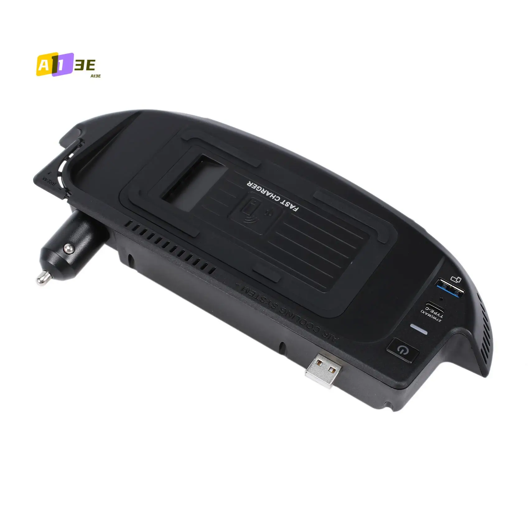 

A03E-15W Car Wireless Charger QI Phone Charger Fast Charger Charging Plate Pad For Ford Mustang 2015-2020
