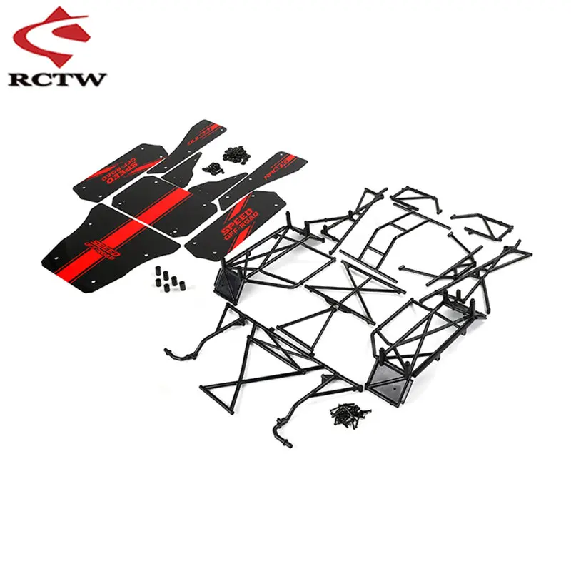 High Quality Roll Cage and Car Body Shell Set for 1/5 Rc Car Losi 5ive T Rofun Rovan LT King Motor X2 Truck Spare Upgrade Parts