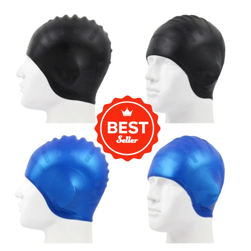 

1 шт., унисекс, защитные шапочки для плавания, силиконовые шапочки высокой видимости, комфортные, не плотные, водные виды спорта, высокая эластичность, обучение плаванию, CN