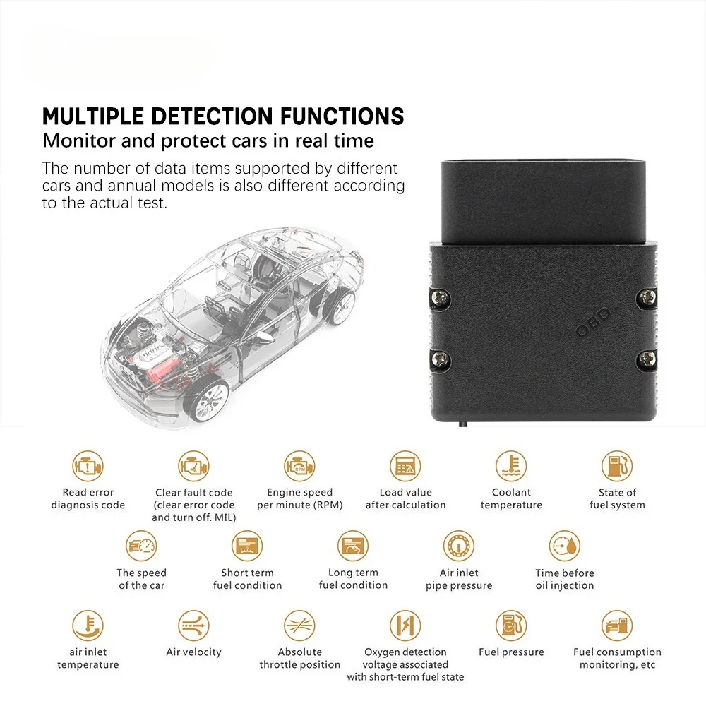 New!!  VLinker MC+ ELM 327 V2.2 BT 4.0 ELM327 OBD2 For Android/IOS Scanner Car Diagnostic Auto Tool