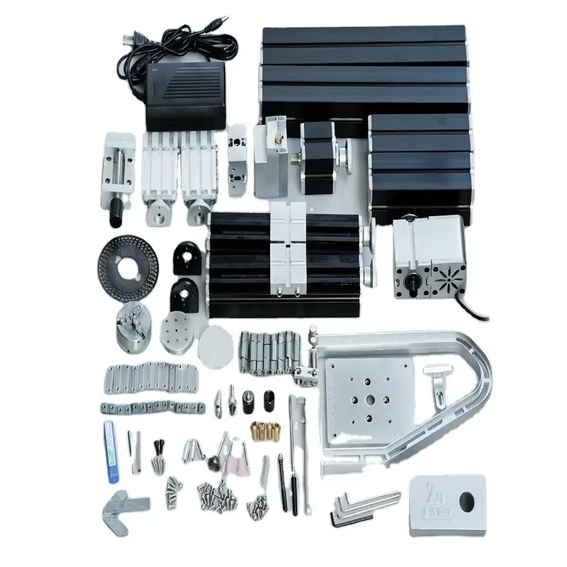 

Mini Muti-purpose Combination Machine Lathe ZRJC6-1XG Classic 6 in 1 Miniature Machine Tools Kits Bow-shaped Arm Type