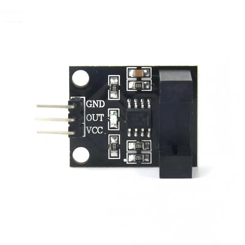 Interlocking photoelectric sensor module, motor motor speed measurement, position limit slot-type optocoupler, pulse counter