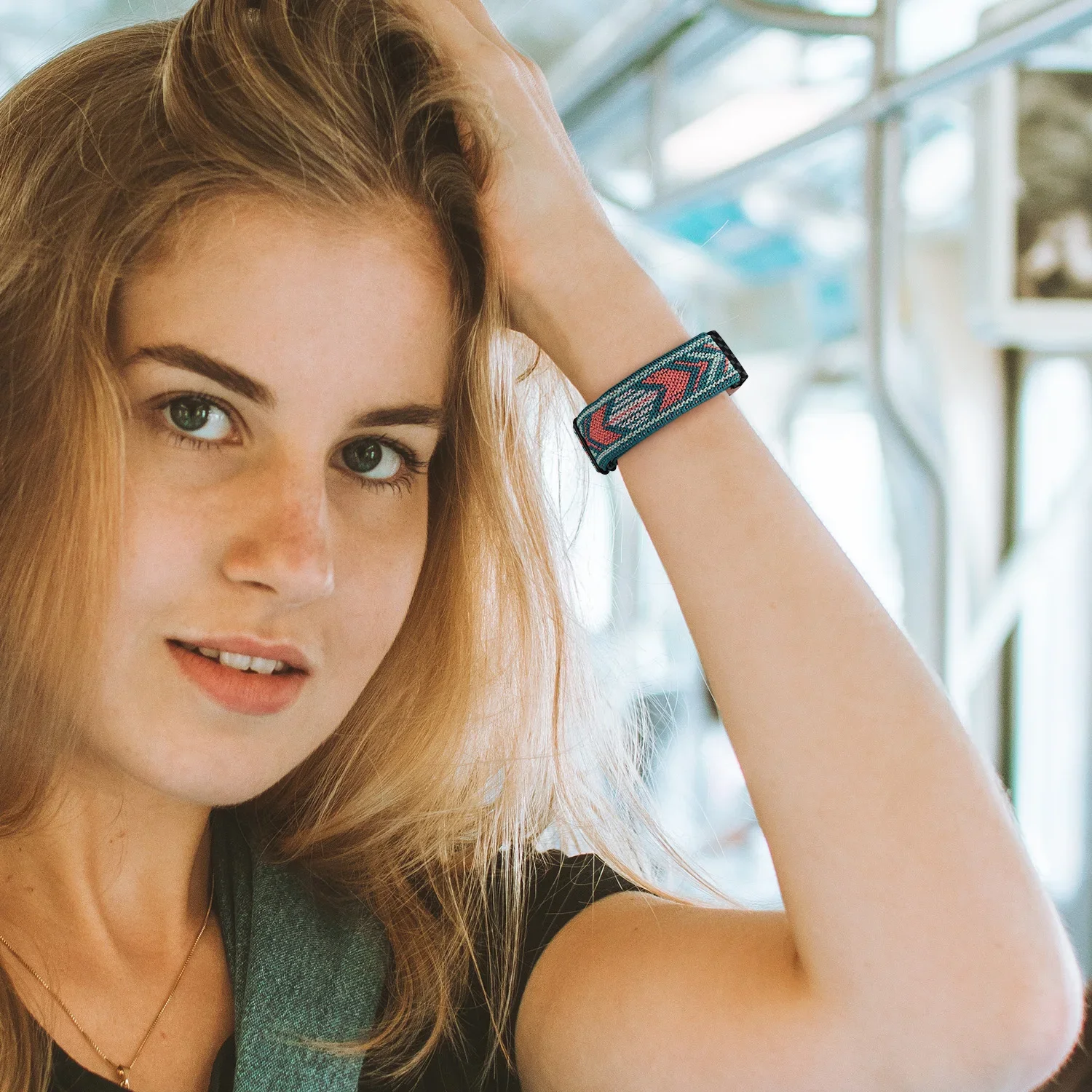 สายนาฬิกาข้อมือไนลอนยืดหยุ่นสำหรับ Fitbit Charge 4 3สายรัดข้อมือกีฬาผ้า Correa สำหรับ Fitbit Charge 3 4วงนาฬิกาทอ