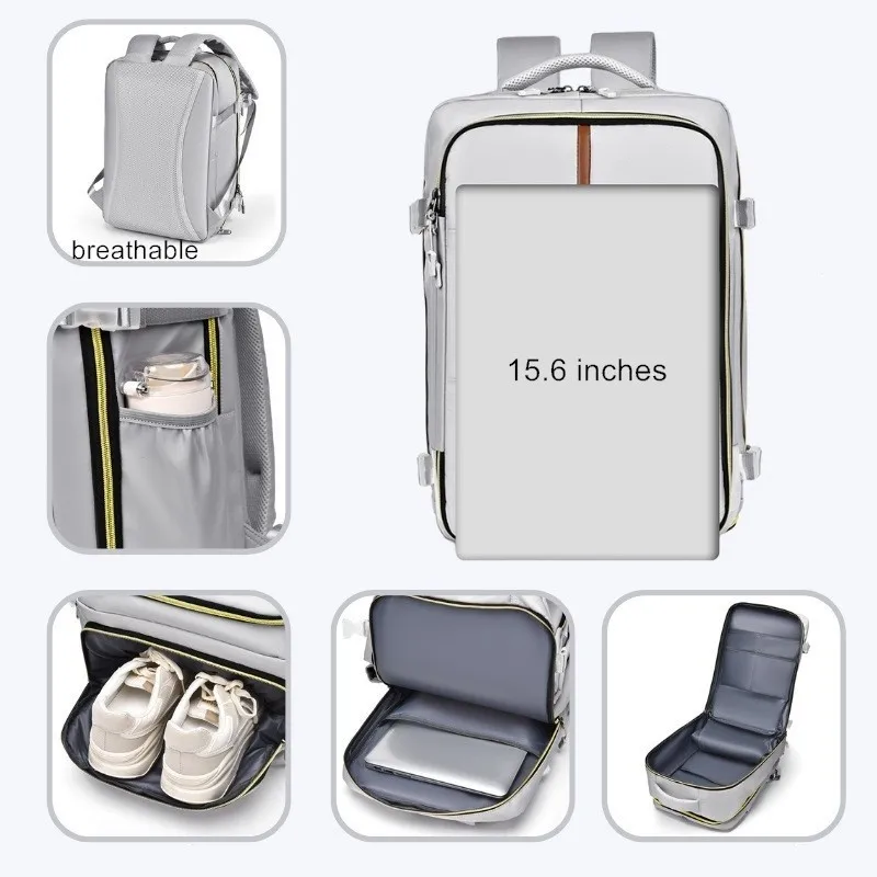 Fashionable High Capacity Travel Backpack Multi-functional School Bag for Men And Women Business