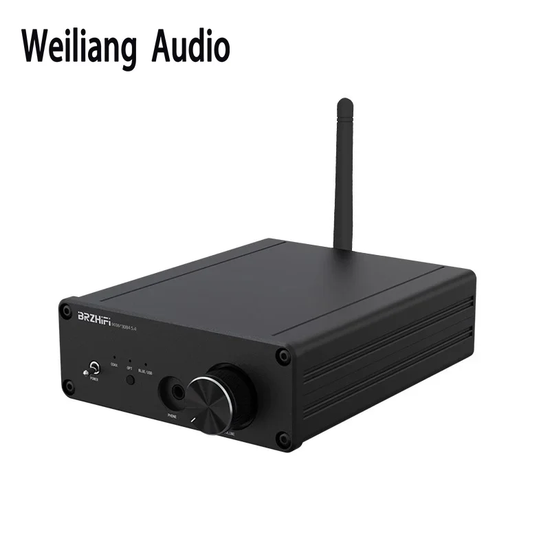 

Weiliang Audio 2-канальный мини-размер автомобильный усилитель алюминиевого сплава Dacoder BT5.4 LDAC APTX ЦАП усилитель для наушников