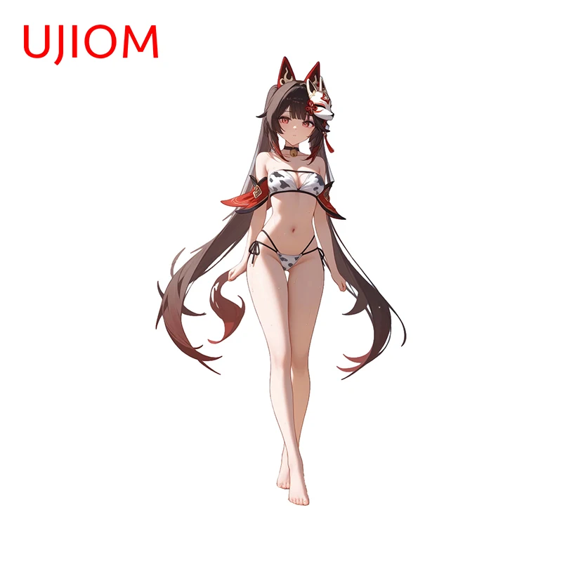 UJIOM 13cm Sexy Sparkle Honkai Star Rail Lovely Girl 3D Wall Sticker Funny Bedroom Decoration Decal Amusing Room Accessories