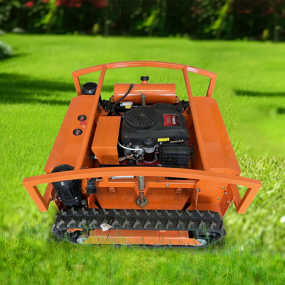 16HP 25HP CE Slope Gasoline Remote Lawn Mower Blade Seperate From Engine