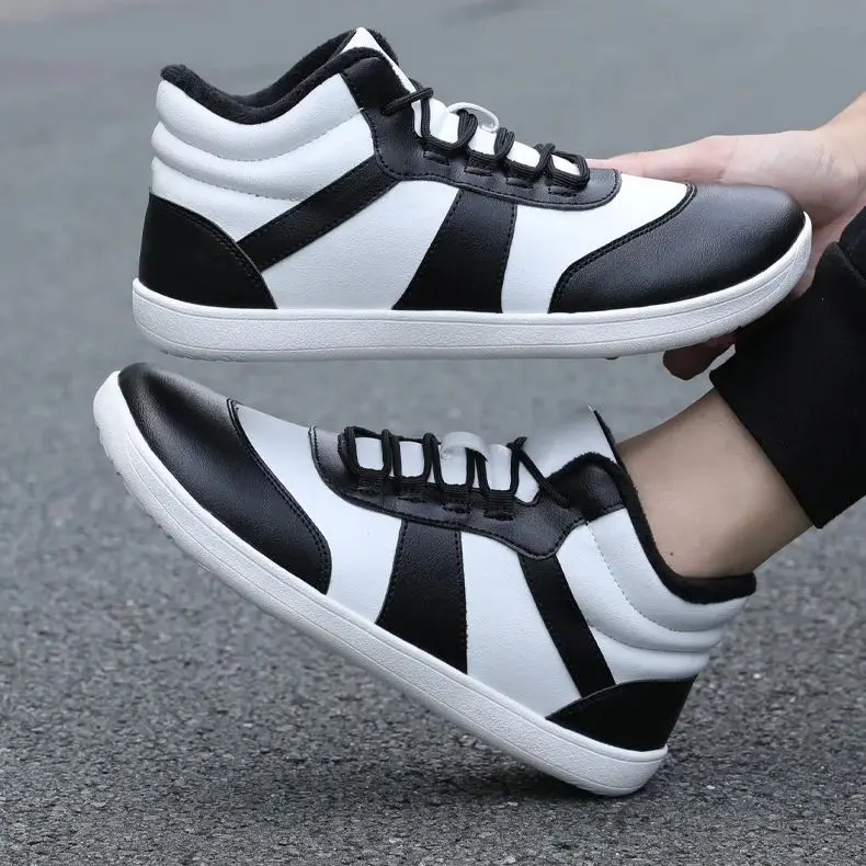 البيع بالجملة للأحذية القطنية الجديدة كبيرة الحجم لتصدير الشتاء والأحذية القطنية الدافئة والسميكة وأحذية الثلوج المتوسطة للرجال والانقلاب #4