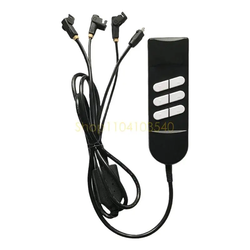 

02DC Universal 6 Button Motorized Lift Remote Ergonomic Design Simple Height Adjustment Lift Controllers for Multiple Recliners