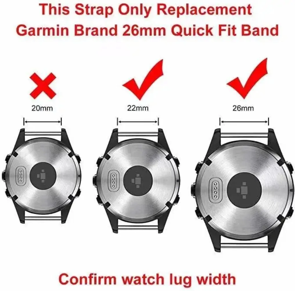 Cinturino in metallo in lega di titanio da 22 mm per Garmin Forerunner 970 570 955 265/Venu 3 Cinturino con connettore rapido per 26mm Fenix 8 51mm