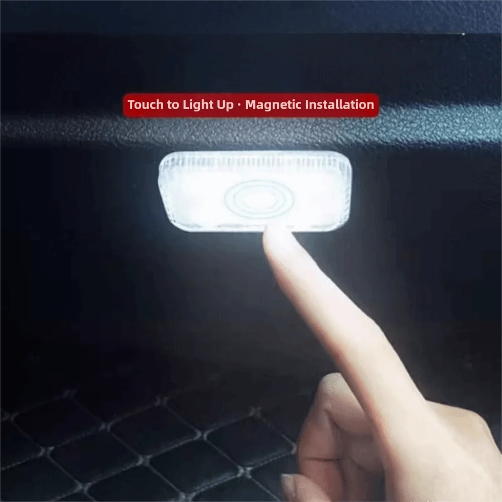 

Mini Size LED Touch Light Touch Control Multicolor Mood Wireless Car Lighting Car Interior Rechargeable Battery