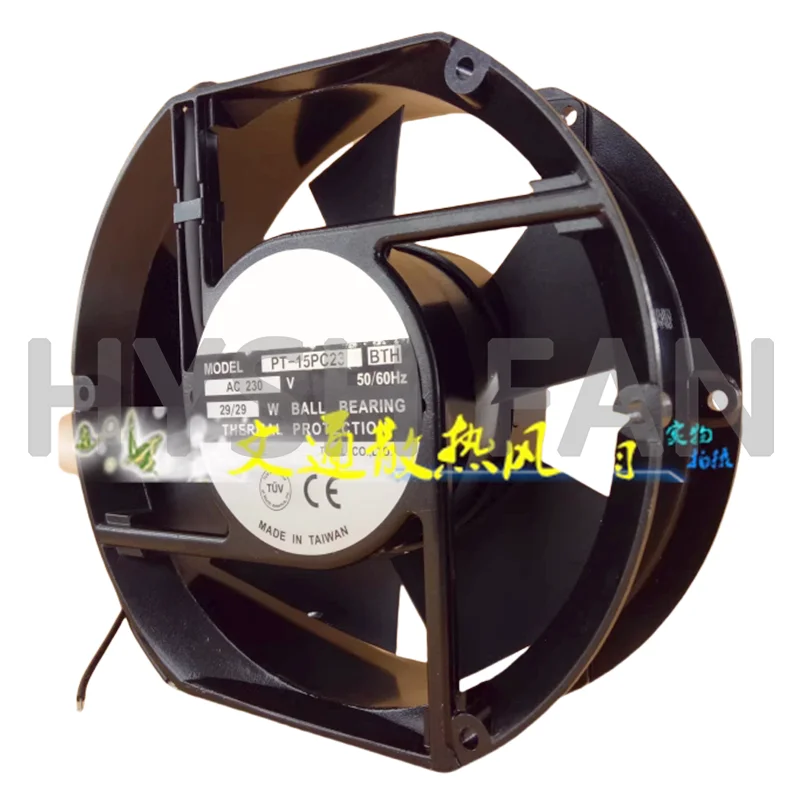 Ventilador de refrigeração oval, PT-15PC23, BTH, 230V, 29W, 17251