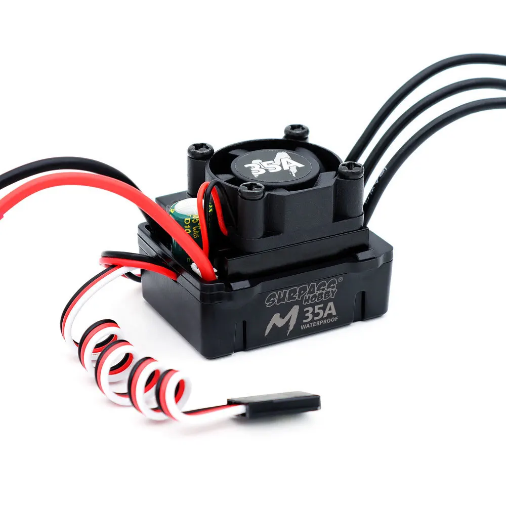 SURPASS-HOBBYM35A M45A M60A ESC 2-3S Built-in Waterproof BEC Speed Regulator Suitable For 1/10 1/12 1/14 1/16 1/18 Toy Cars