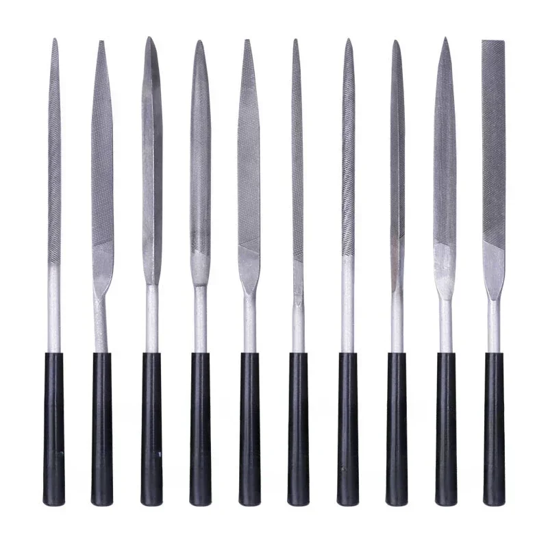 10/5pcs140mm Needle Files Set Files for Metal Glass Stone Woodworking Polished Small Steel File Jewelry Wood Carving Craft