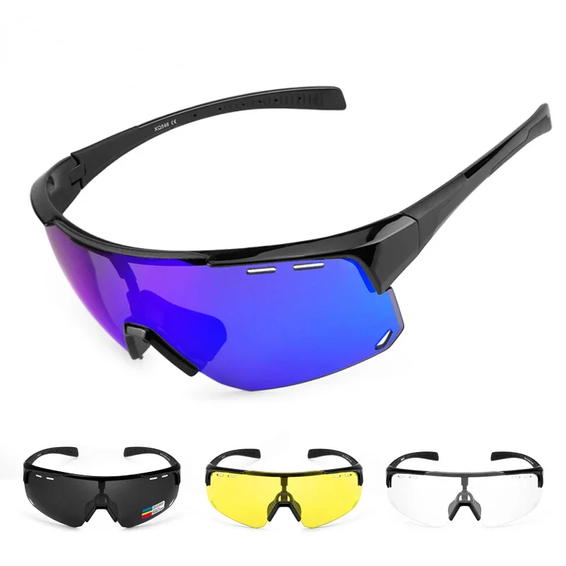 

Golf sunglasses, outdoor polarized glasses, UV resistant, 4 pairs of lenses, interchangeable myopia frame, sunglasses