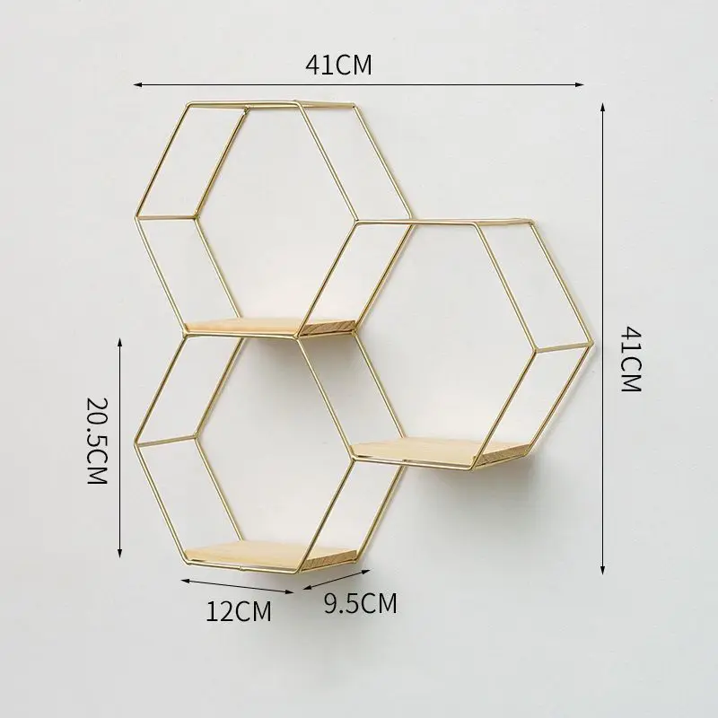 Imagem -03 - Suportes de Armazenamento de Metal Multi-função Prateleiras de Artesanato de Flor Rack de Decoração de Parede em Casa Suporte de Exposição de Lojas Nórdicas Criativas