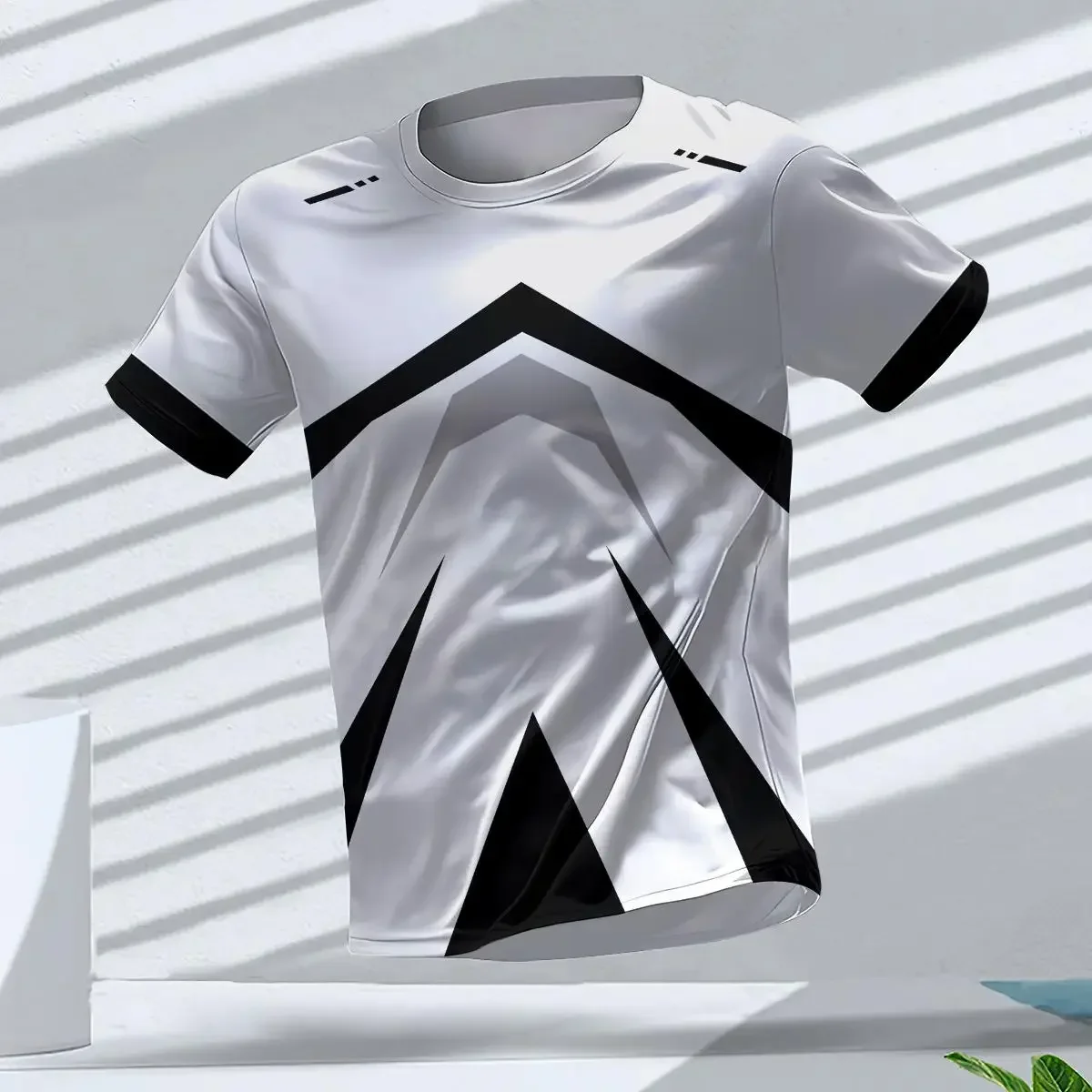 Herren Y2K Sport-T-Shirt Atmungsaktiv Schnelltrocknend Hochwertig Outdoor Lauf- und Trainingsaktivbekleidung – Detail 3