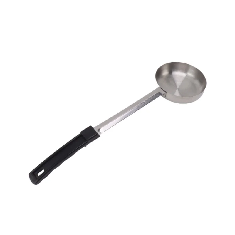 Sauce Spoon Pizza Multipurpose Food Grade Stainless Steel Spread Measuring Spoon For Kitchen Cooking Black 6oz (Scoop Without